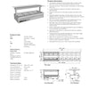Culinaire CH.BMC.U.GSF.8 - Under Counter Bain Marie With Flat Glass Gantry