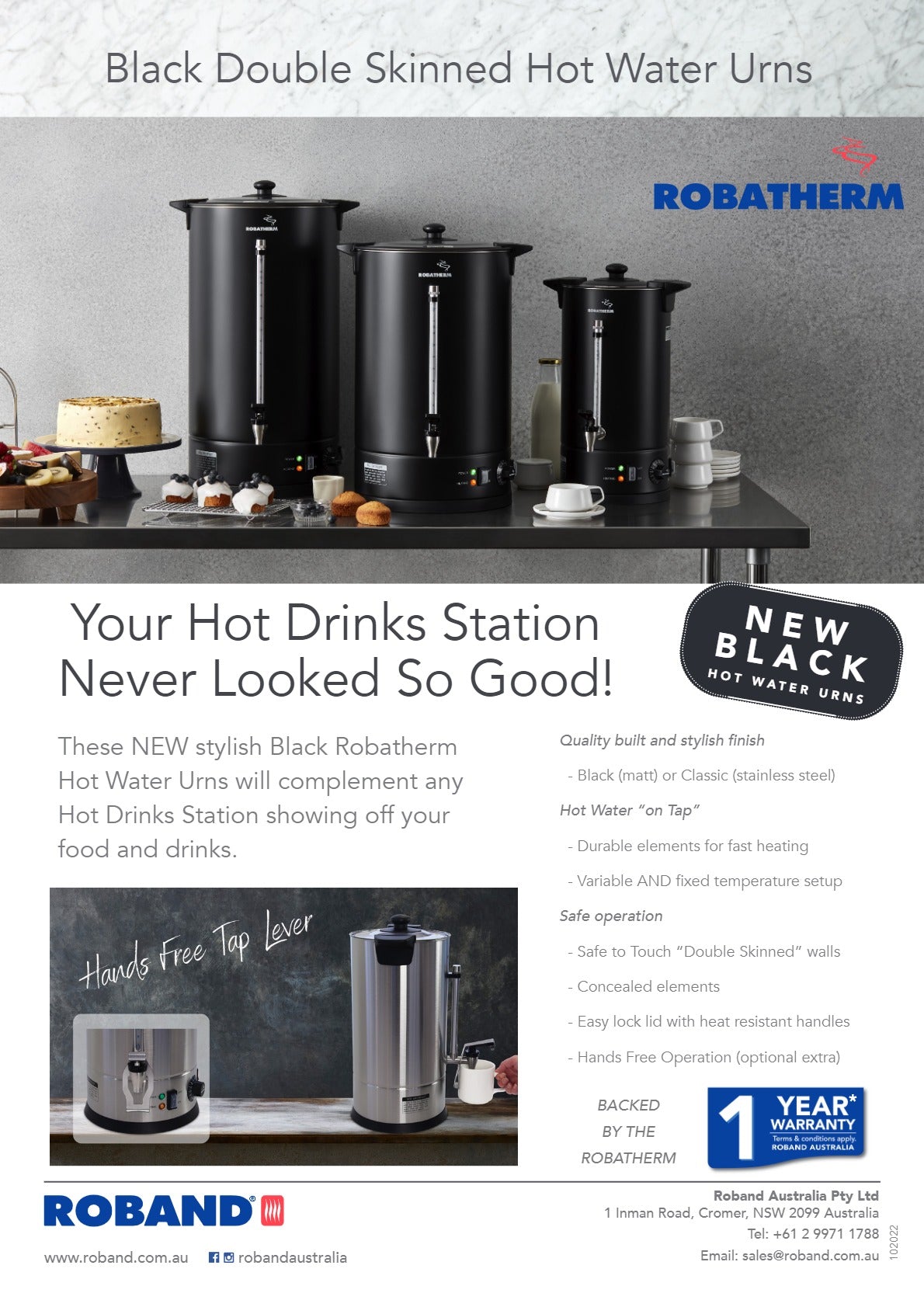 Thumbnail - Robatherm UDB10VP - Hot Water Urn