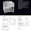 Giorik 700 Series TG740GT - Cook Top with Open Base