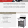 Mercury MHN-12-F - Cook Top