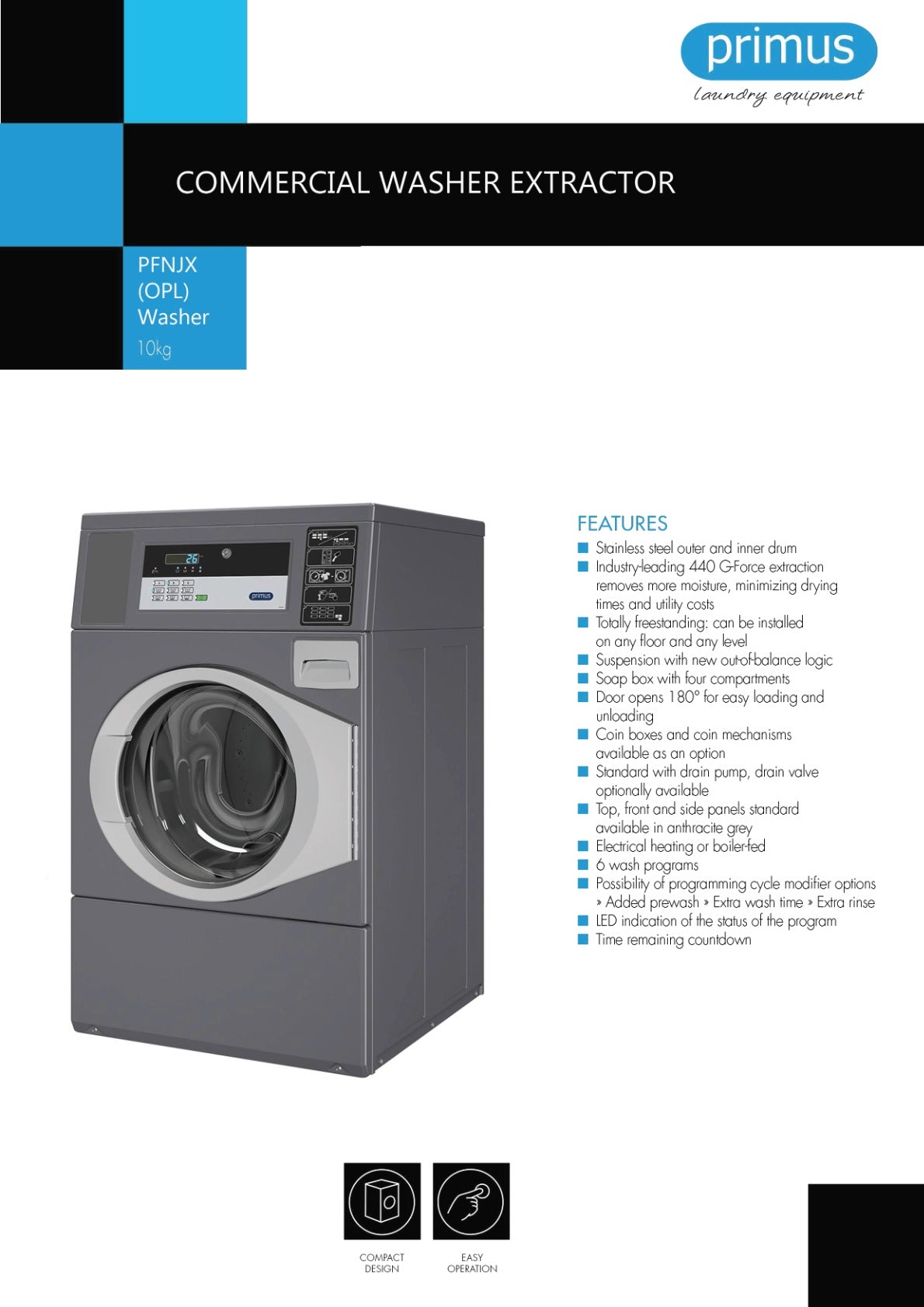 Primus PFNJX - Washer-Extractor