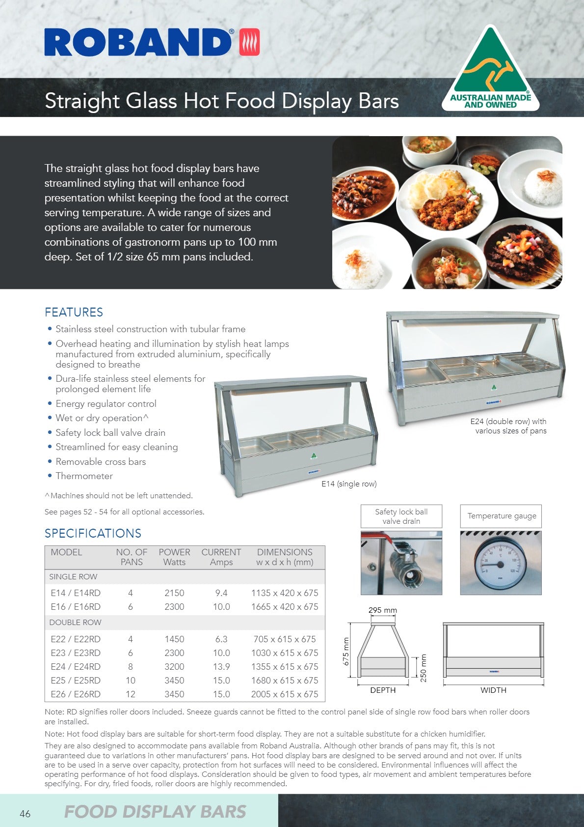 Roband E26 - Hot Food Display | SilverChef