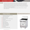 Mercury M24S-4F - Range Oven
