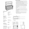 Culinaire CH.BMH.I.GDD.4 - Bain Marie Island With Double Gantry