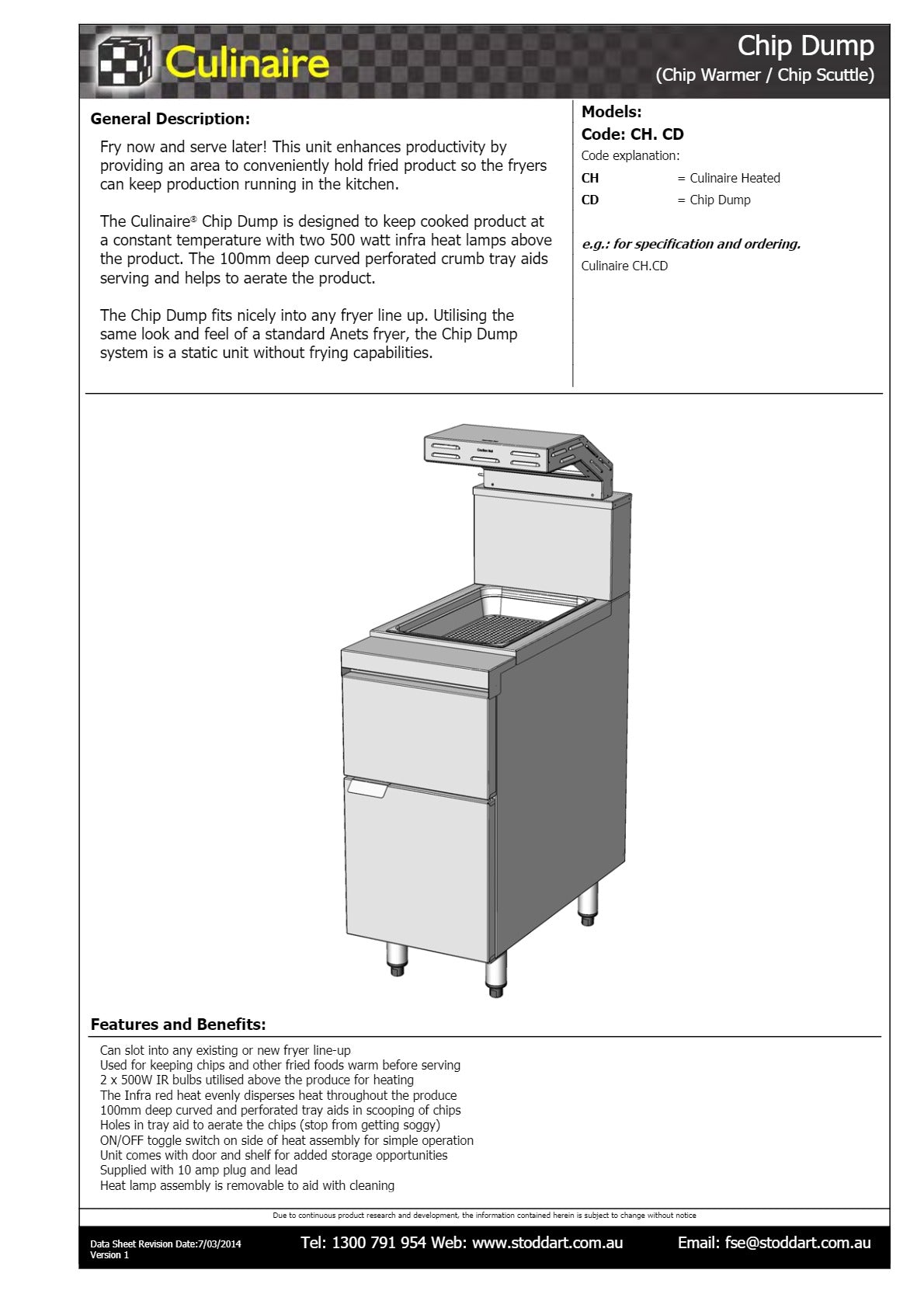 Culinaire CH.CD.AGP - Chip Dump