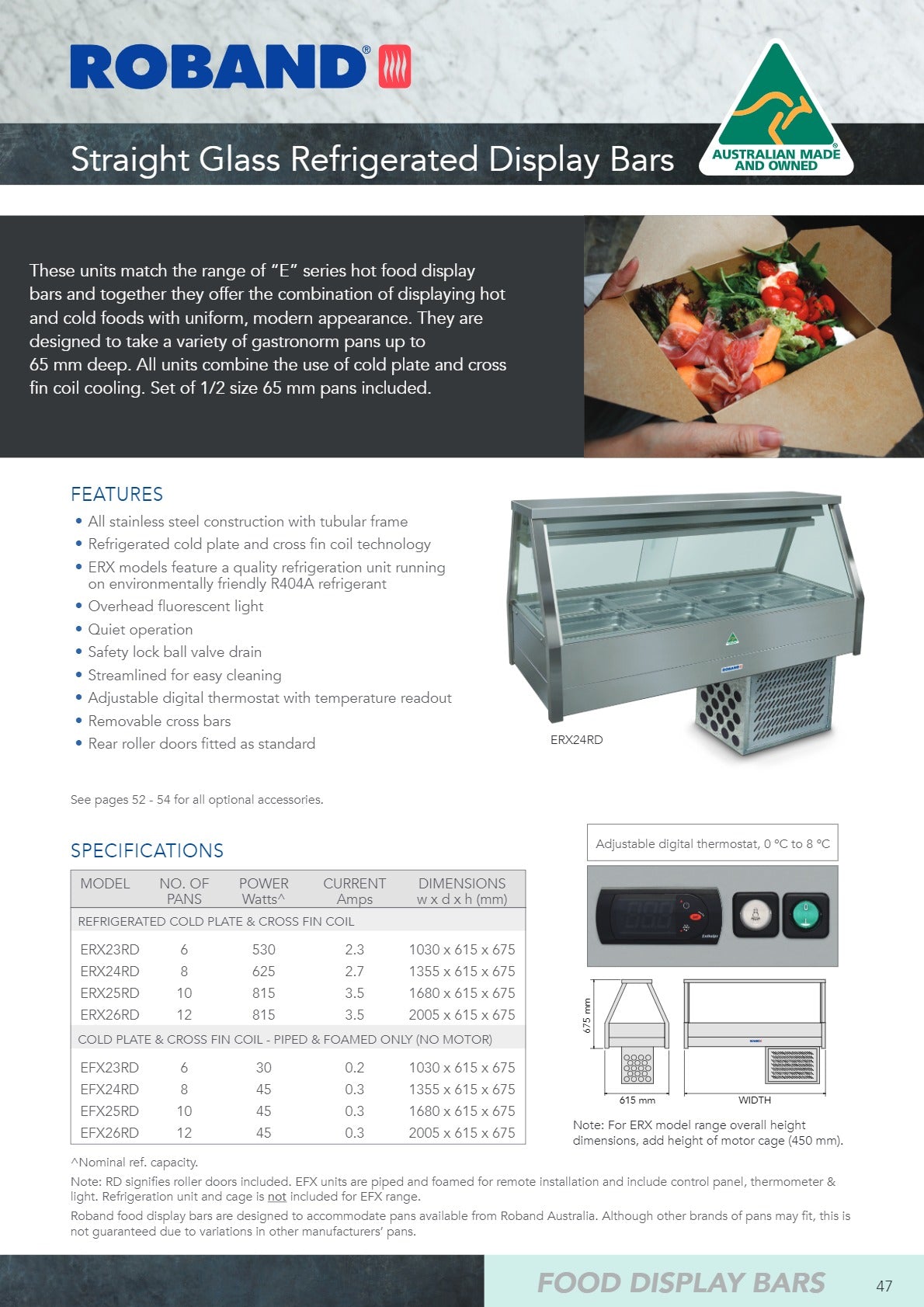 Roband ERX25RD - Cold Food Display