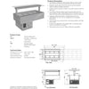 Culinaire CR.CWCF.U.GSF.4 - Under Counter Cold Well With Flat Glass Gantry