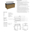 Culinaire CH.IBGJ.BMC.U.GSF.6 - Heated Mobile Island Buffet
