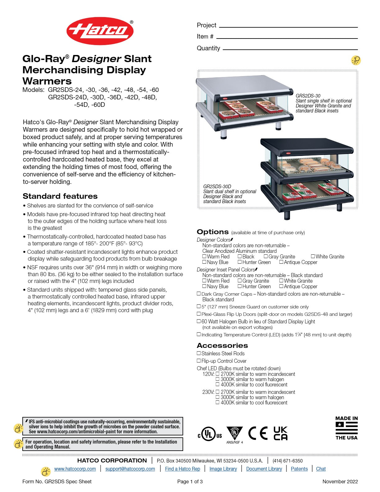 Thumbnail - Hatco Glo-Ray GR2SDS-24D - Hot Food Display