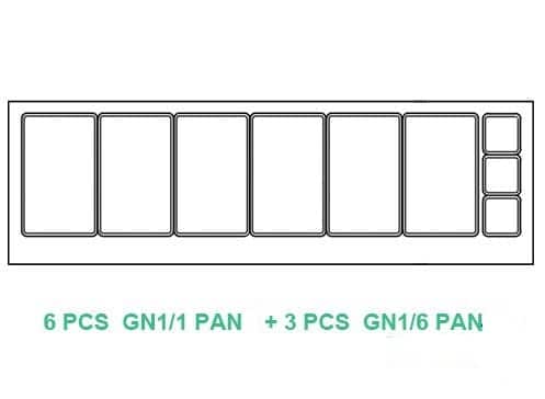 Thermocool THC-3080 3 Door Salad Noodle Bar