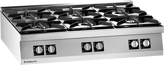 Angelo Po Icon9000 2N0FAA - 6 Burner Cook Top