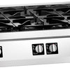 Angelo Po Icon7000 2S0FA0B - 6 Burner Cook Top