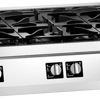 Angelo Po Icon7000 2S0FA0B - 6 Burner Cook Top