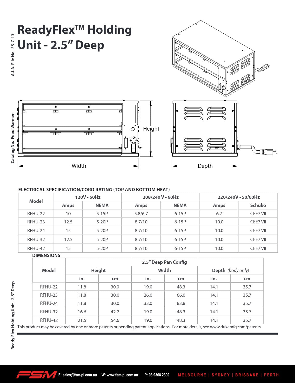 Thumbnail - Duke ReadyFlex RFHU-24-DL082GM - Hot Holding Cabinet