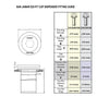 San Jamar EZ-Fit C2210CBKFSM - Counter Mount Cup Dispenser