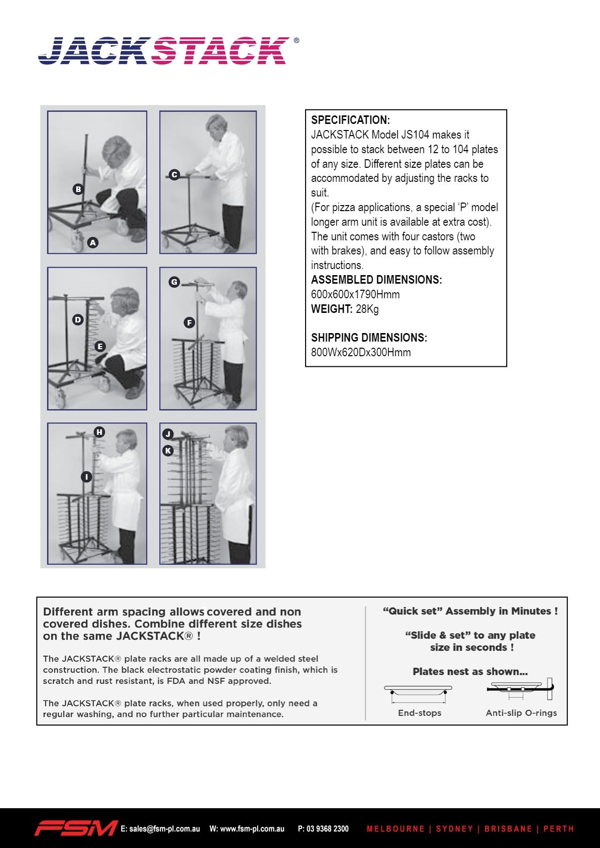 Thumbnail - Jackstack JS104 - Plate Rack