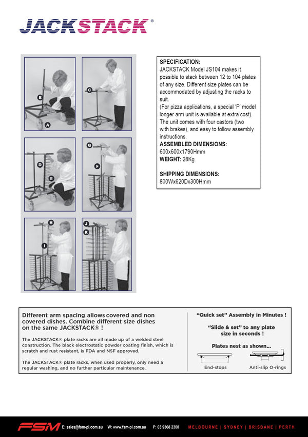 Jackstack JS104 - Plate Rack