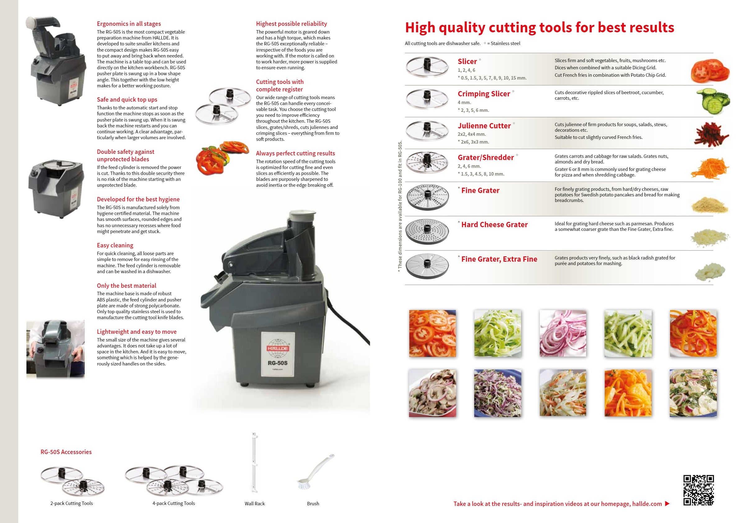 Hallde RG-50S - Vegetable Prep Machine