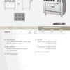 Mercury M36S-6F - Range Oven