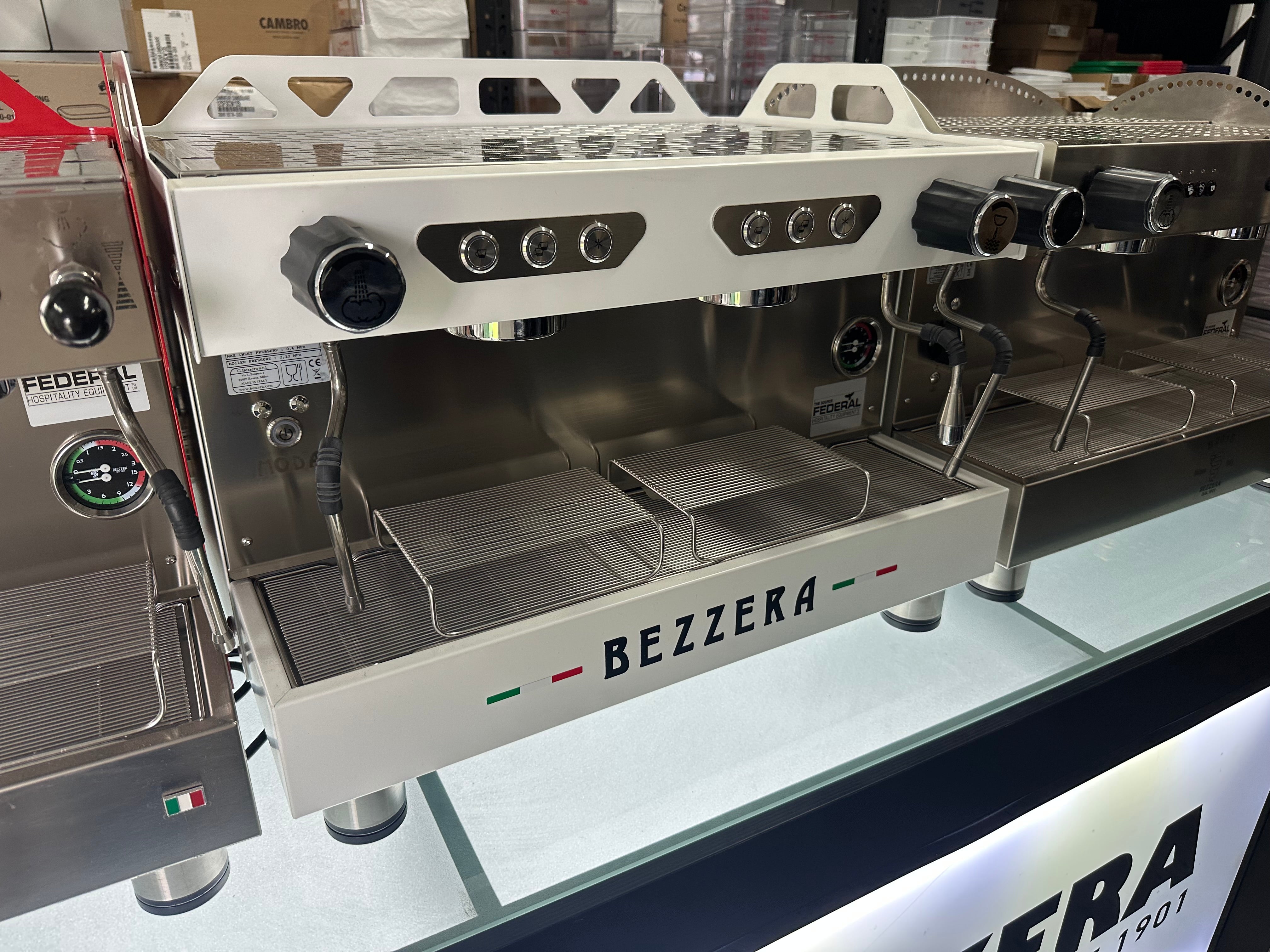 Bezzera Moda De Electronic Dosage 2 Group Coffee Machine