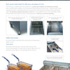 Austheat AF812 - Freestanding Electric Fryer