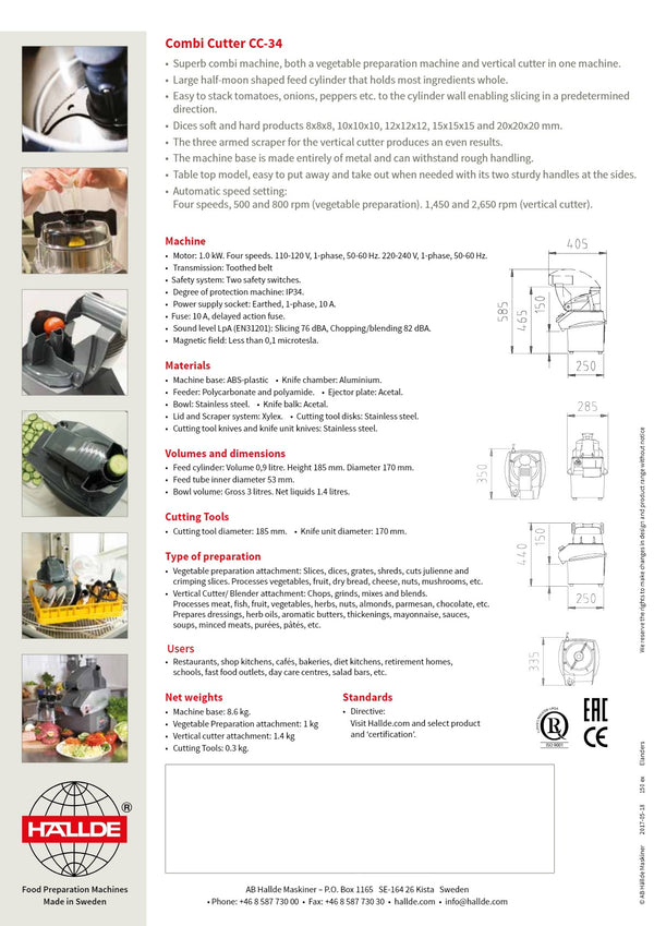 Hallde CC-34 - Combi Cutter