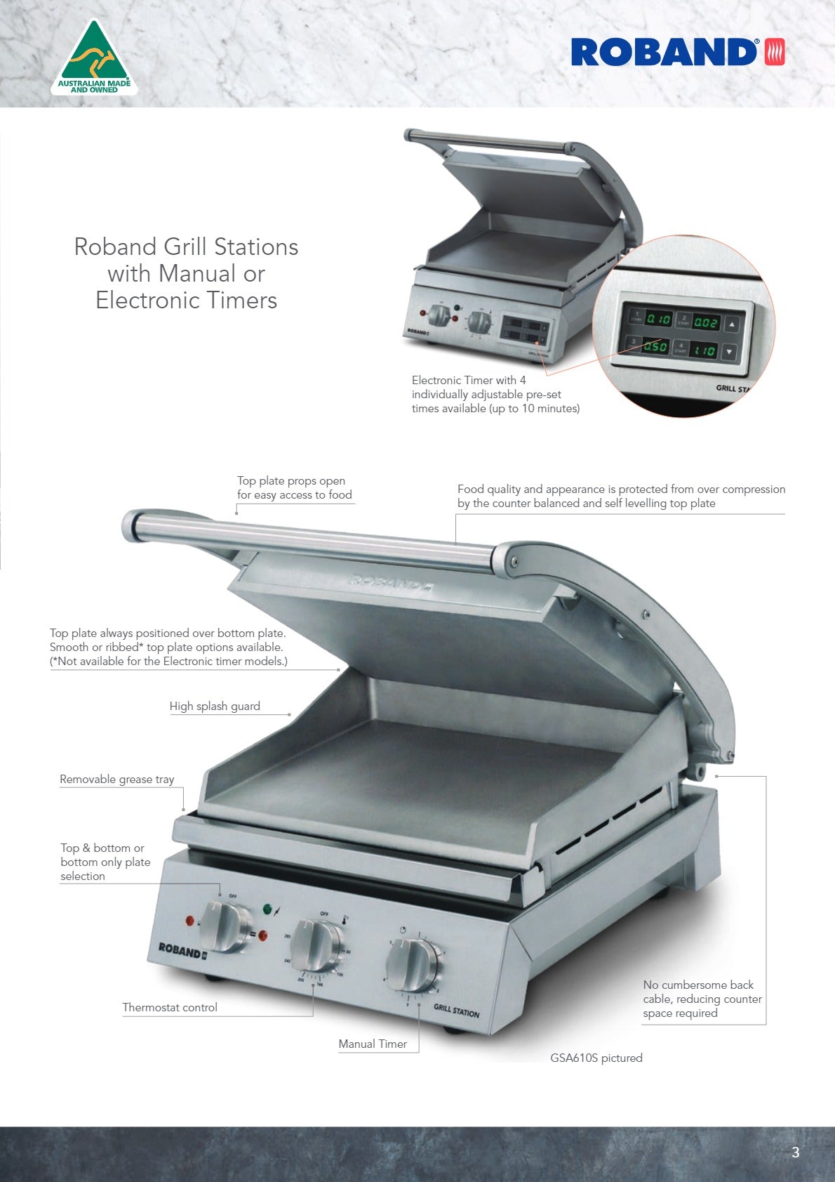 Thumbnail - Roband GSA815ST - Grill Station