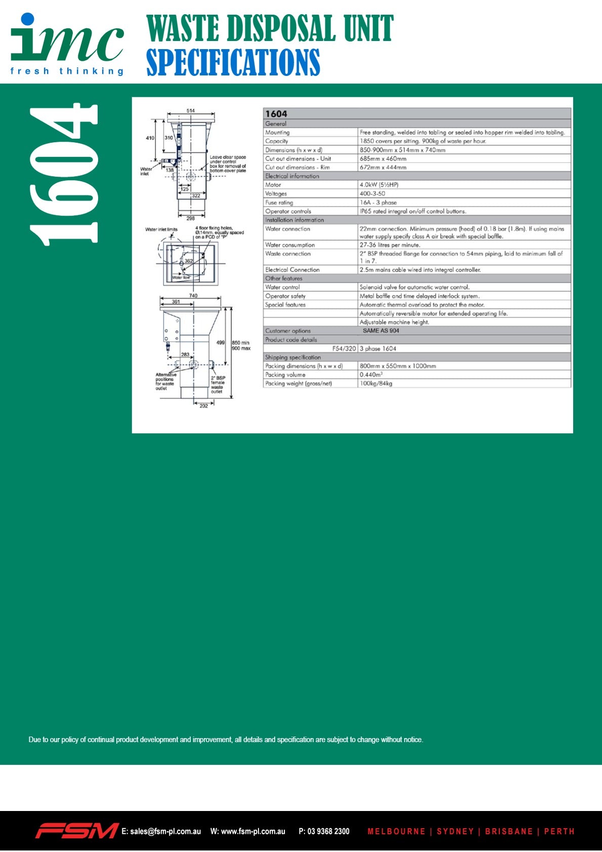 Thumbnail - IMC 1204 - High Capacity Waste Disposal Unit