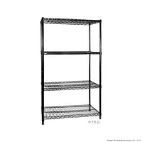 Modular Systems B24/72 - Four Tier Shelving