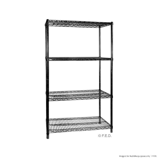 Modular Systems B18/72 - Four Tier Shelving