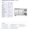Pro.Equip 314LT - Solid Door Undercounter Fridge
