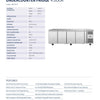 Pro.Equip 616LT - Solid Door Undercounter Fridge