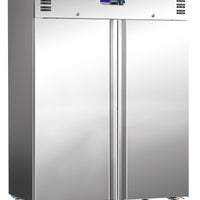 Pro.Equip 1410L - 2 Solid Door Upright Fridge