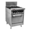 Trueheat RCR6-4-NG 4 Burner Range Oven