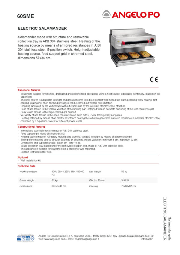 Angelo Po 60SME - Salamander