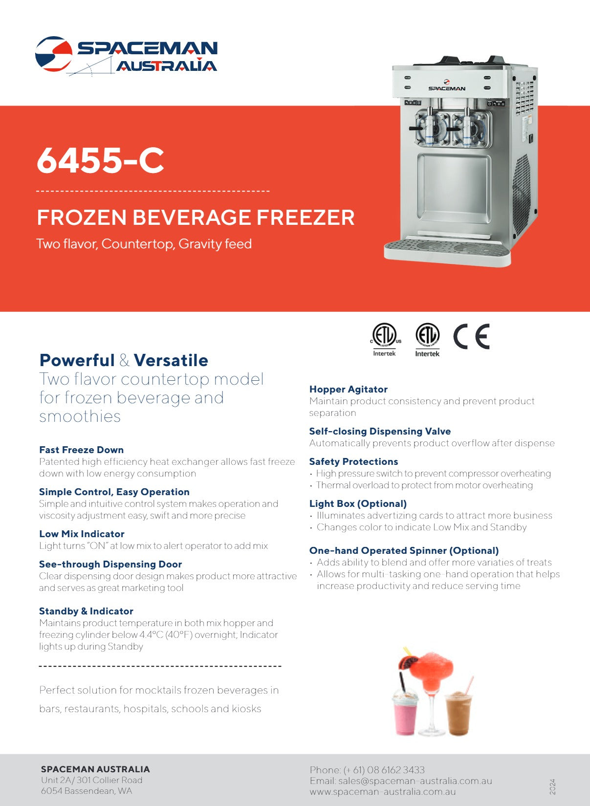 Spaceman 6455-C - Frozen Beverage Freezer