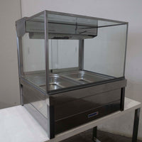 Roband S22 Square Glass Hot Food Display