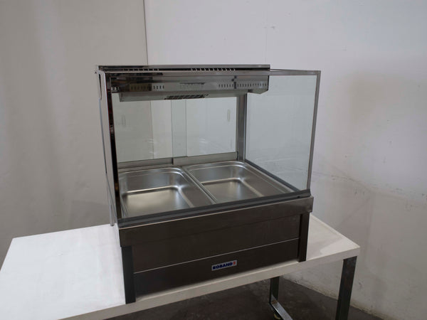 Roband S22 Square Glass Hot Food Display