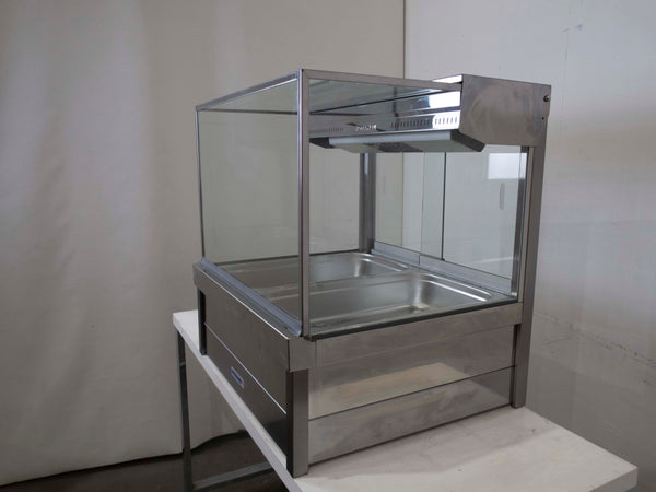 Roband S22 Square Glass Hot Food Display