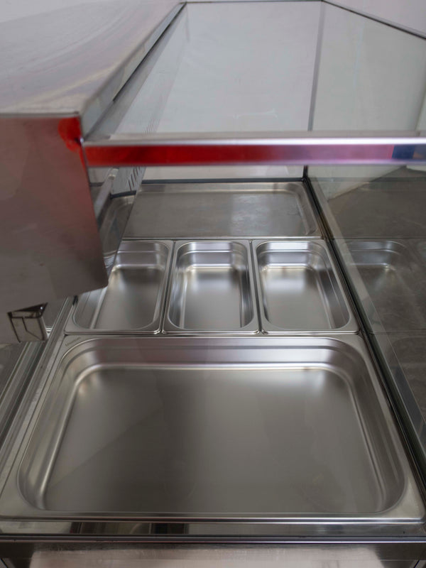 Roband SRX23RD Square Glass Cold Food Display