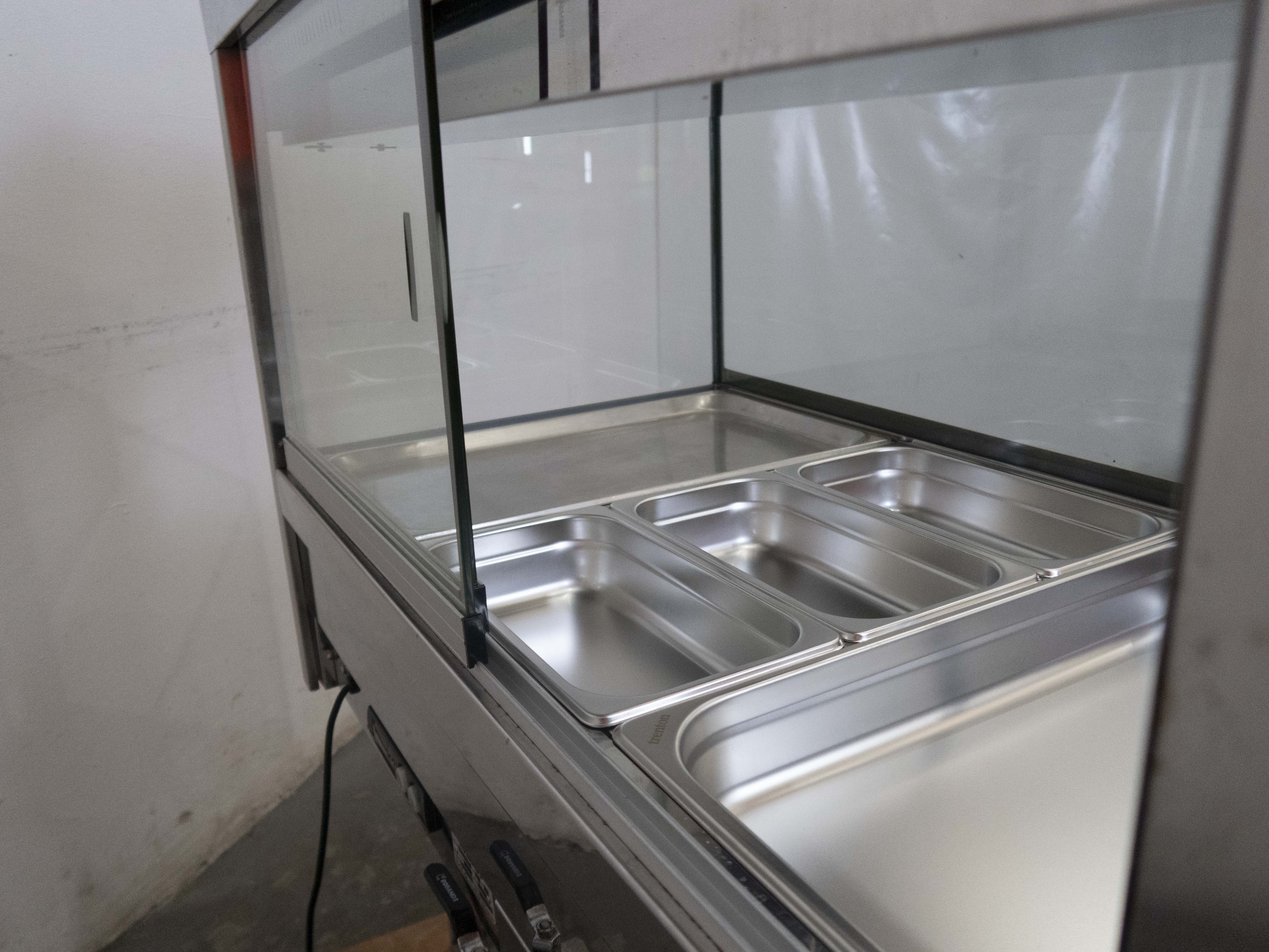 Roband SRX23RD Square Glass Cold Food Display