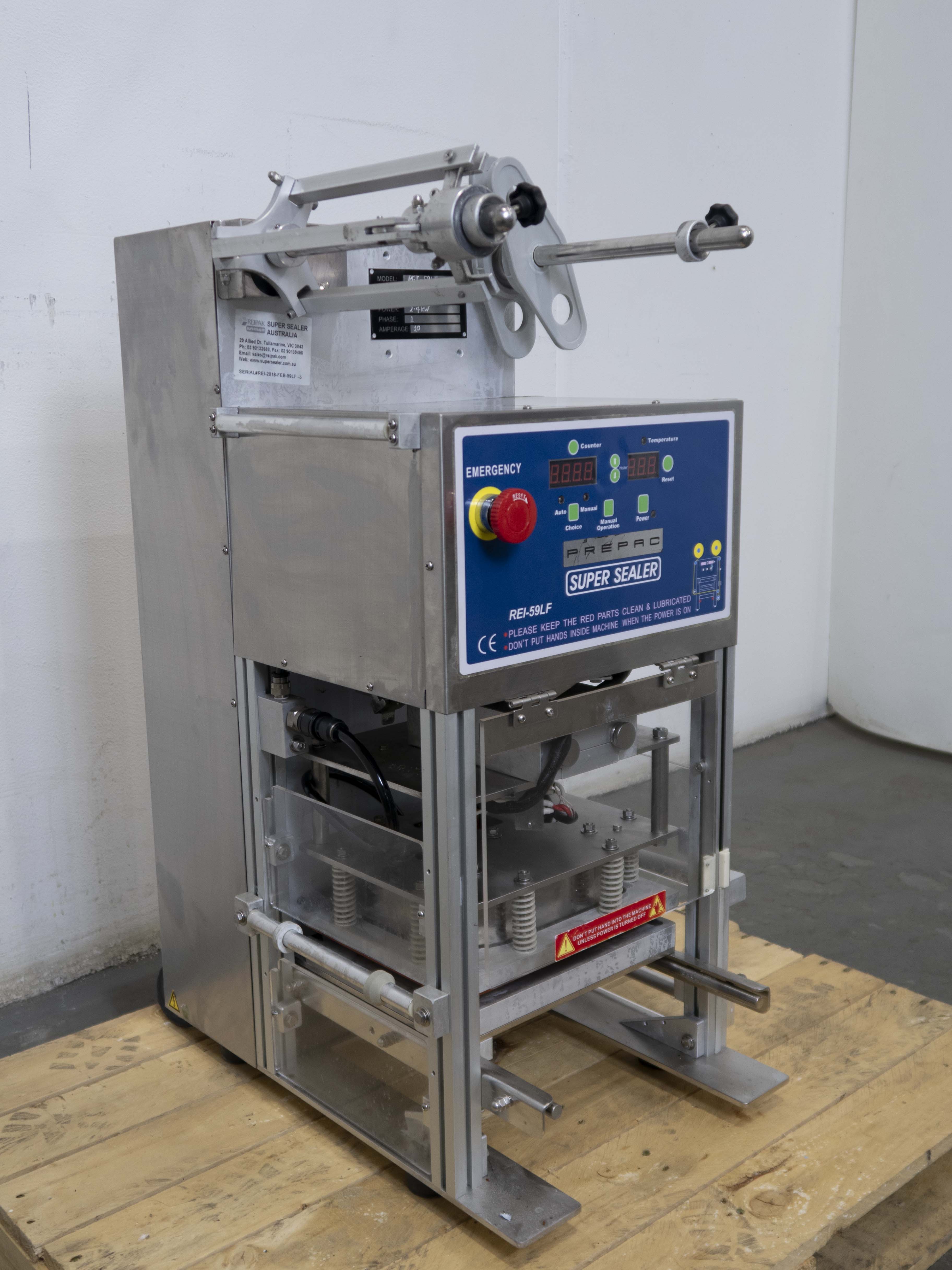 Super Sealer REI-59LF Tray Sealer Machine