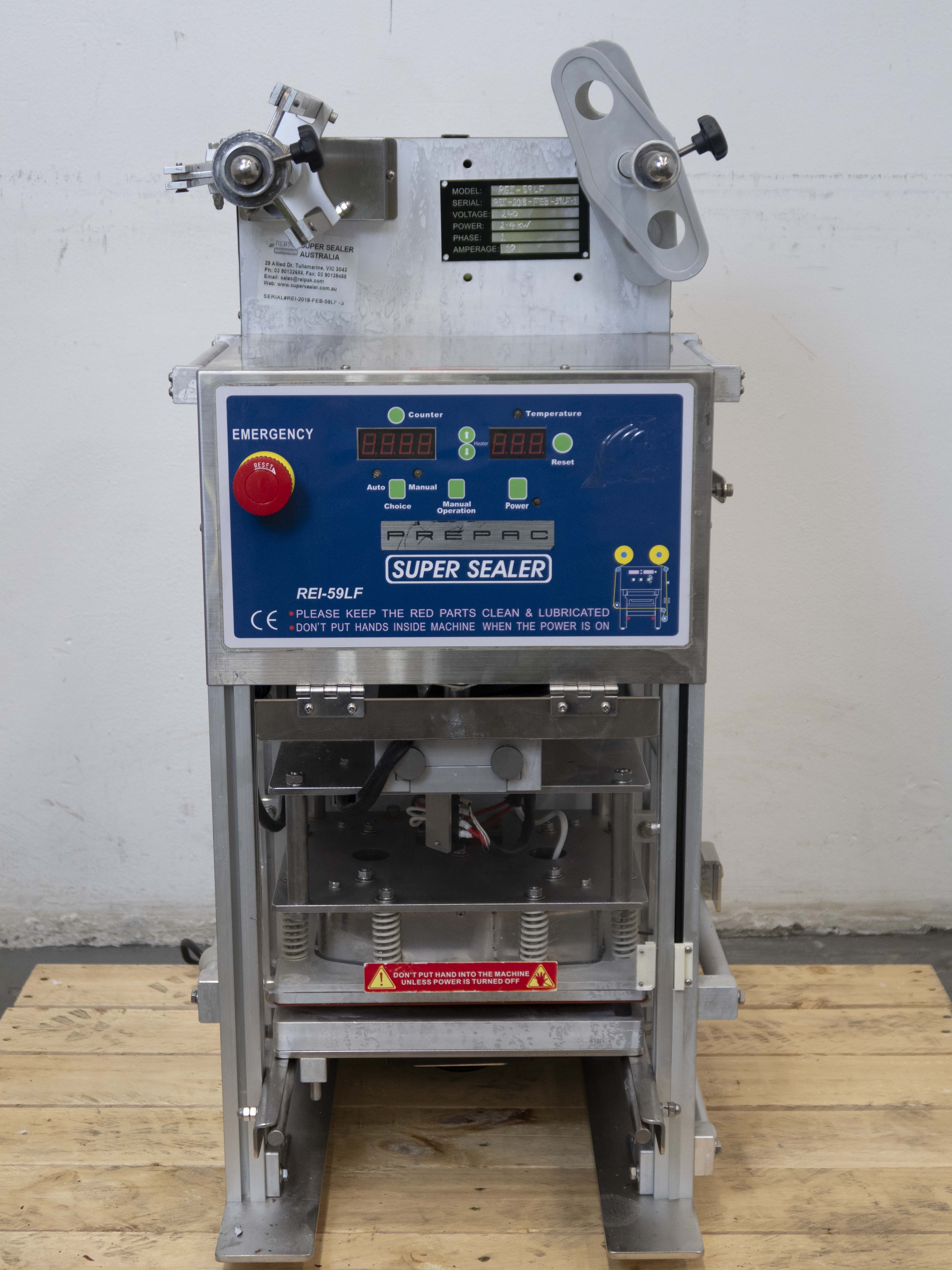 Super Sealer REI-59LF Tray Sealer Machine