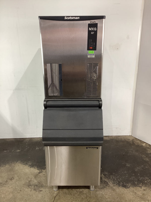 Scotsman MXG M 327 Ice Machine + Ice Bin