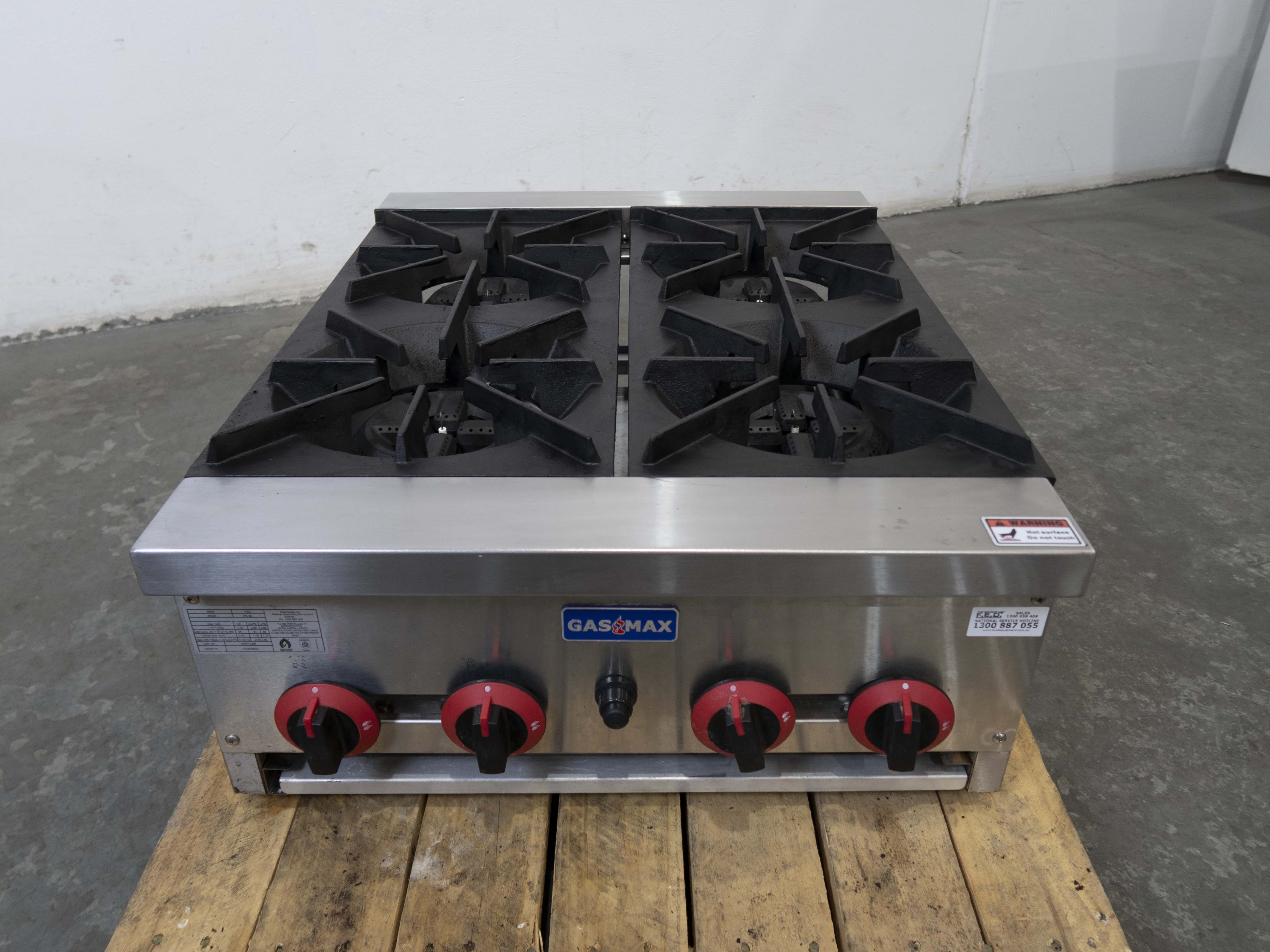 FED RB-4E 4 Burner Cook Top