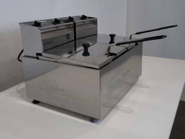 Roband F28 Countertop Double Pan Fryer