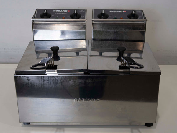 Roband F28 Countertop Double Pan Fryer