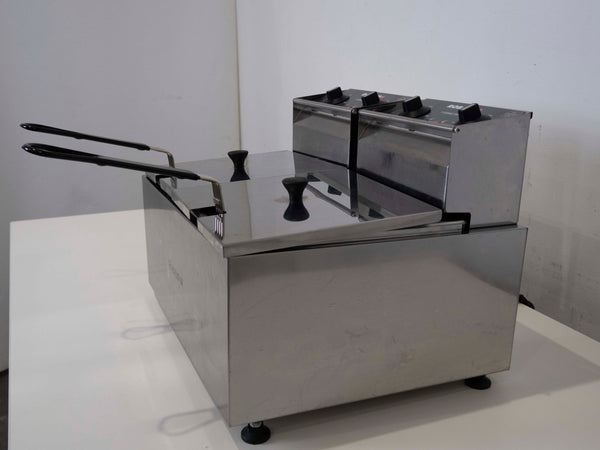 Roband F28 Countertop Double Pan Fryer