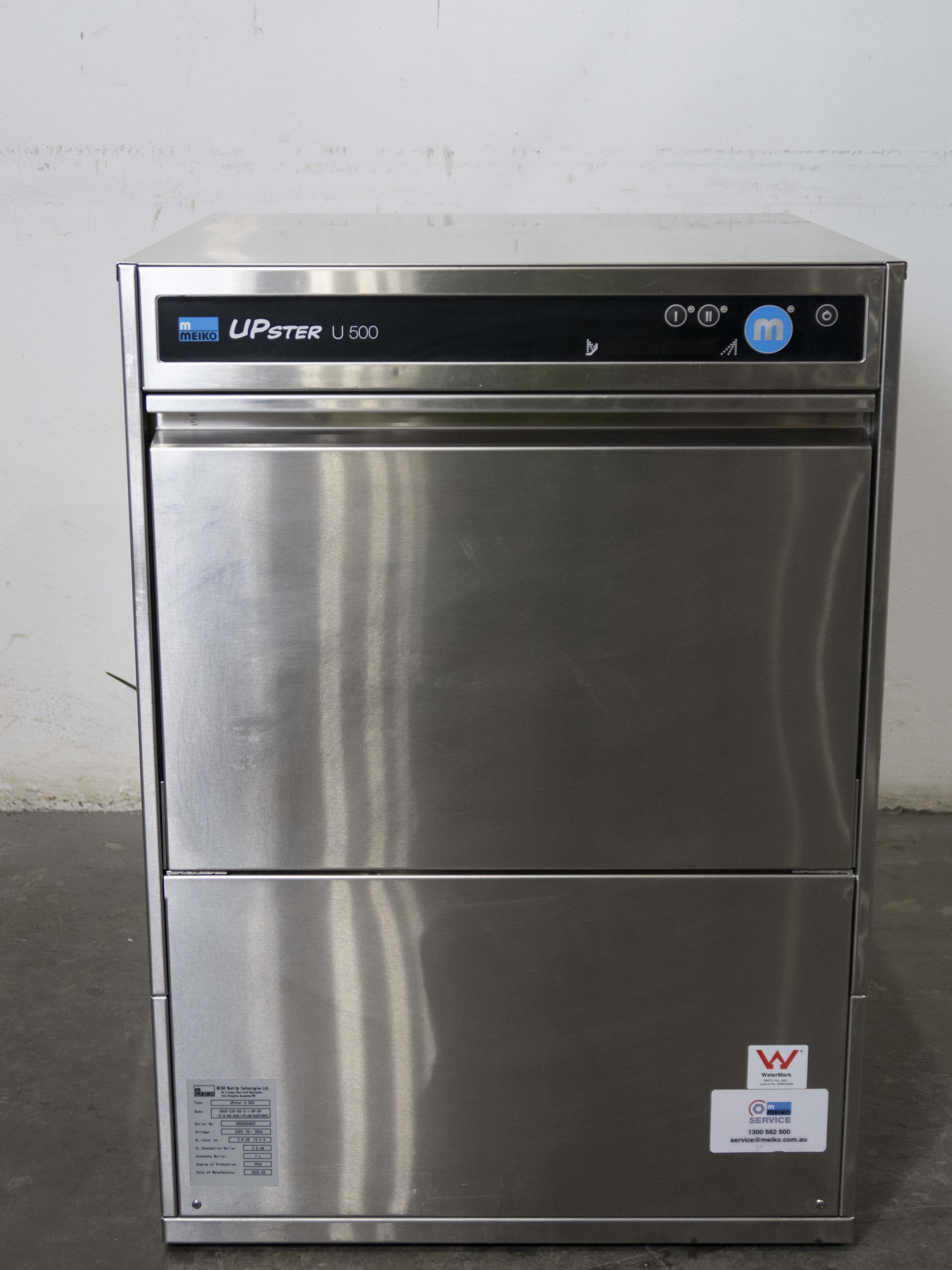 Meiko Upster U500 Undercounter Dishwasher