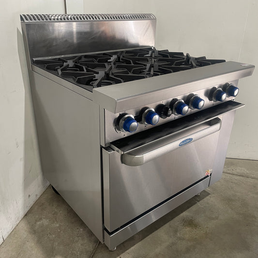 Cookrite ATO-6B-F 6 Burner Range Oven